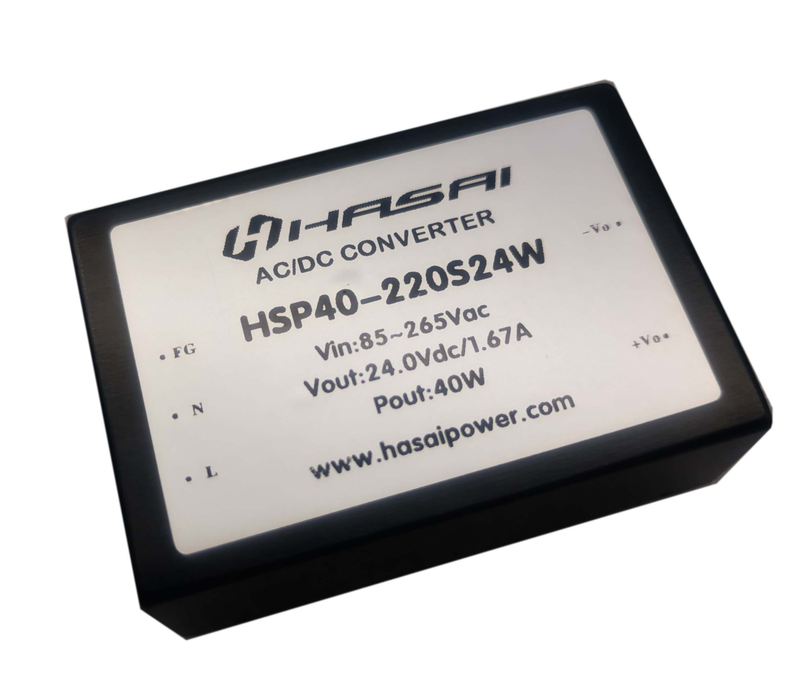 HSP20~40W 宽电压隔离稳压 AC/DC 系列