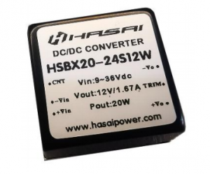 HSBX20W 宽电压隔离稳压 DC/DC 系列